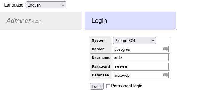 adminer_login