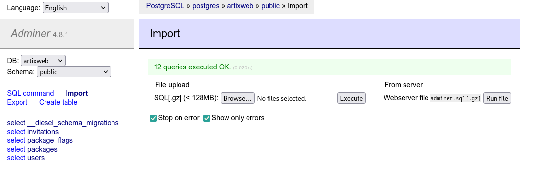 adminer_schema